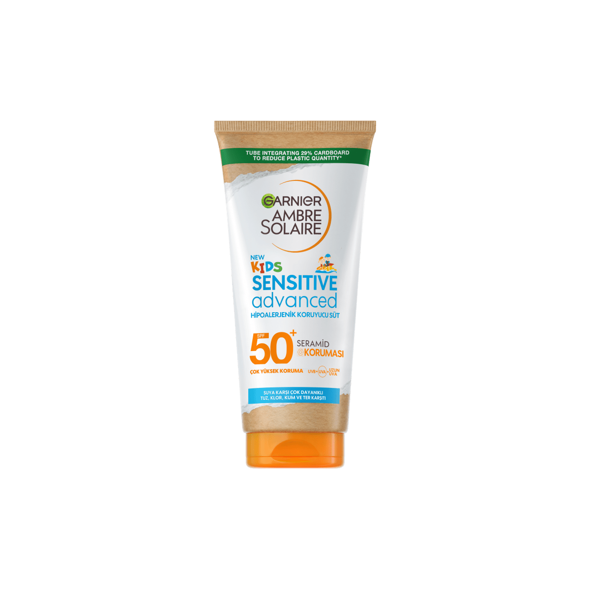 Garnier Ambre Solaire Sensitive Advanced Çocuk Hipoalerjenik Güneş Koruyucu Süt SPF50+ 175ML - Melori