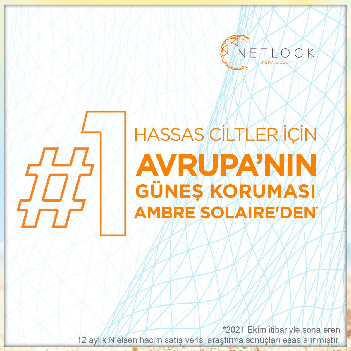 Garnier Ambre Solaire Sensitive Advanced Çocuk Hipoalerjenik Güneş Koruyucu Süt SPF50+ 175ML - Melori
