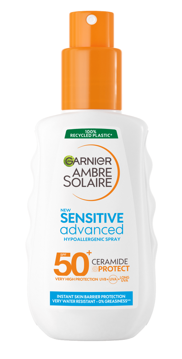 Garnier Ambre Solaire Sensitive Advanced Hipoalerjenik Güneş Koruyucu Sprey SPF50+ 150ML - Melori