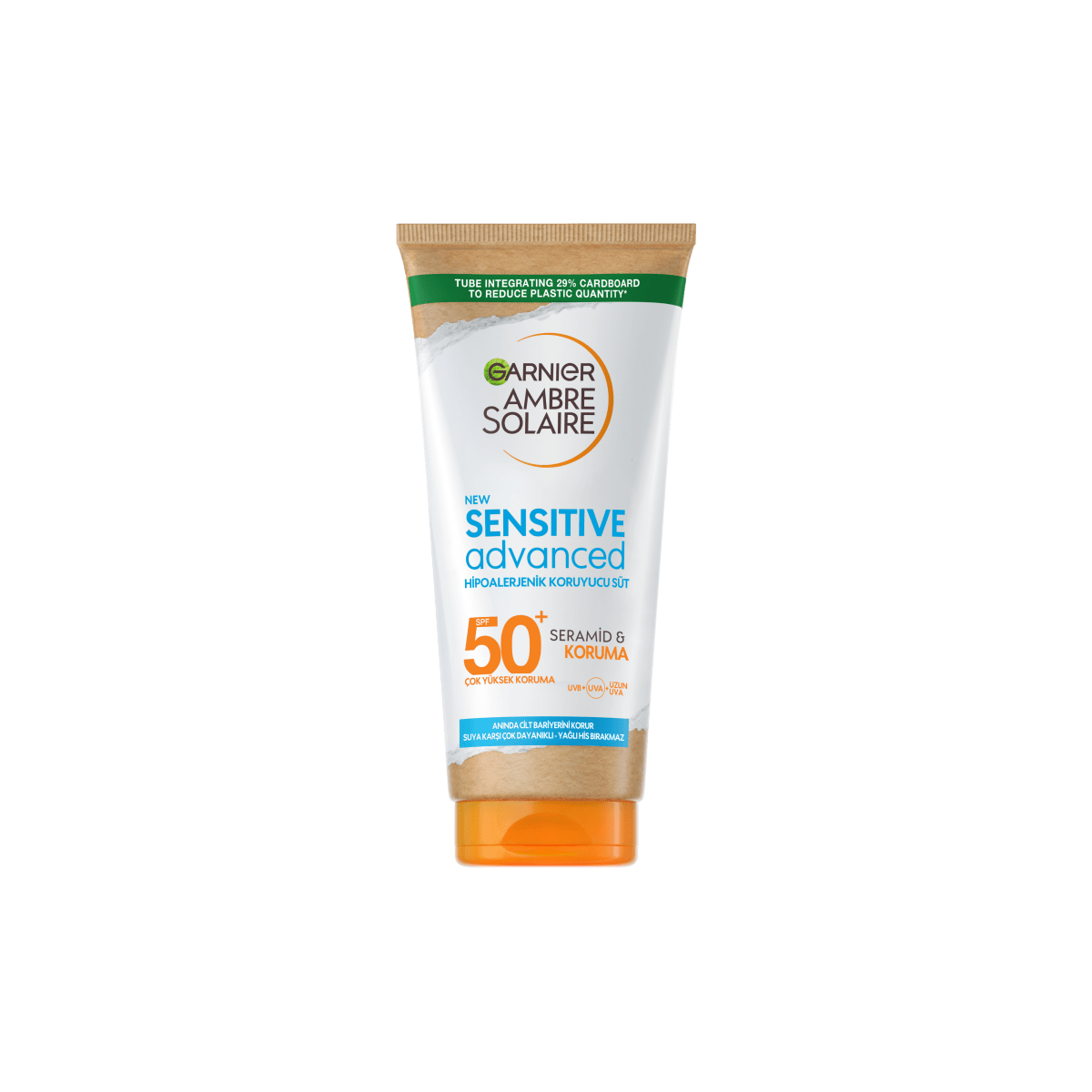 Garnier Ambre Solaire Sensitive Advanced Hipoalerjenik Güneş Koruyucu Süt SPF50+ 175 ml - Melori