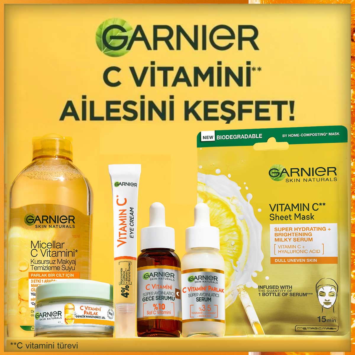 Garnier C Vitamini Süper Aydınlatıcı Gece Serumu - Melori