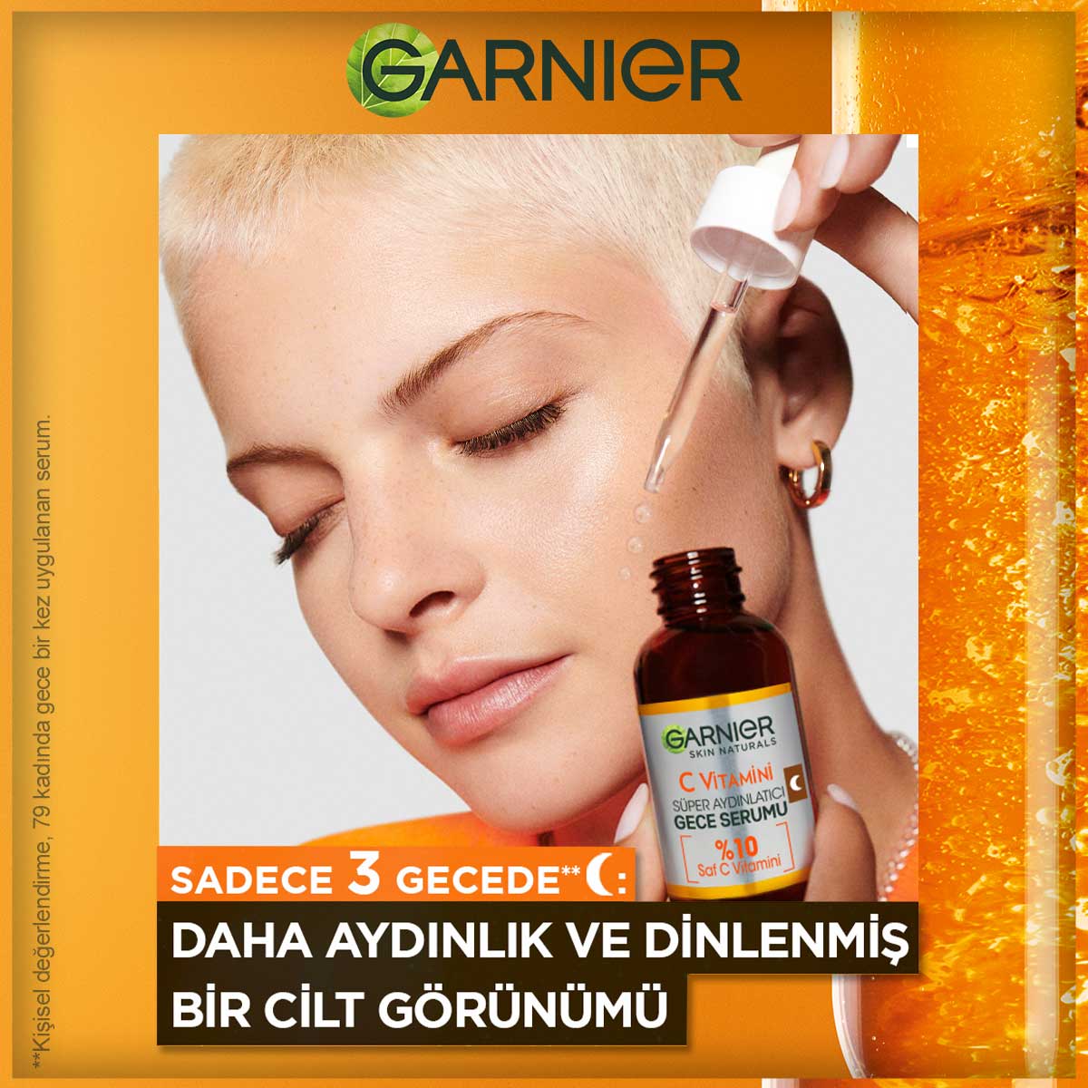 Garnier C Vitamini Süper Aydınlatıcı Gece Serumu - Melori