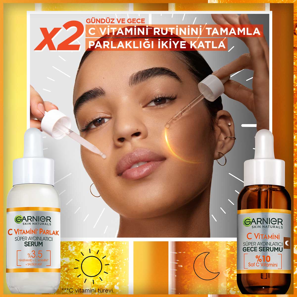 Garnier C Vitamini Süper Aydınlatıcı Gece Serumu - Melori
