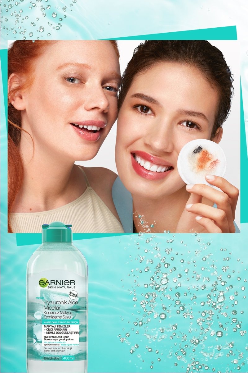 Garnier Hyaluronik Aloe Micellar Kusursuz Makyaj Temizleme Suyu 400 ml - Melori
