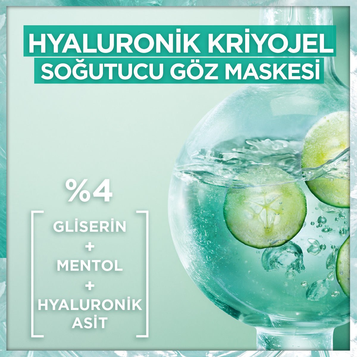 Garnier Hyaluronik Kriyojel Yorgunluk Karşıtı Soğutucu Göz Maskesi - Melori