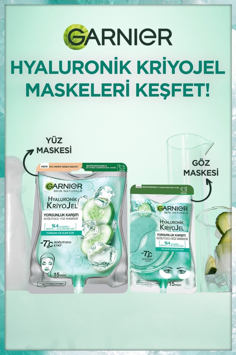 Garnier Hyaluronik Kriyojel Yorgunluk Karşıtı Soğutucu Göz Maskesi - Melori