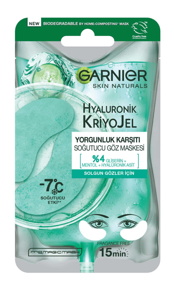 Garnier Hyaluronik Kriyojel Yorgunluk Karşıtı Soğutucu Göz Maskesi - Melori