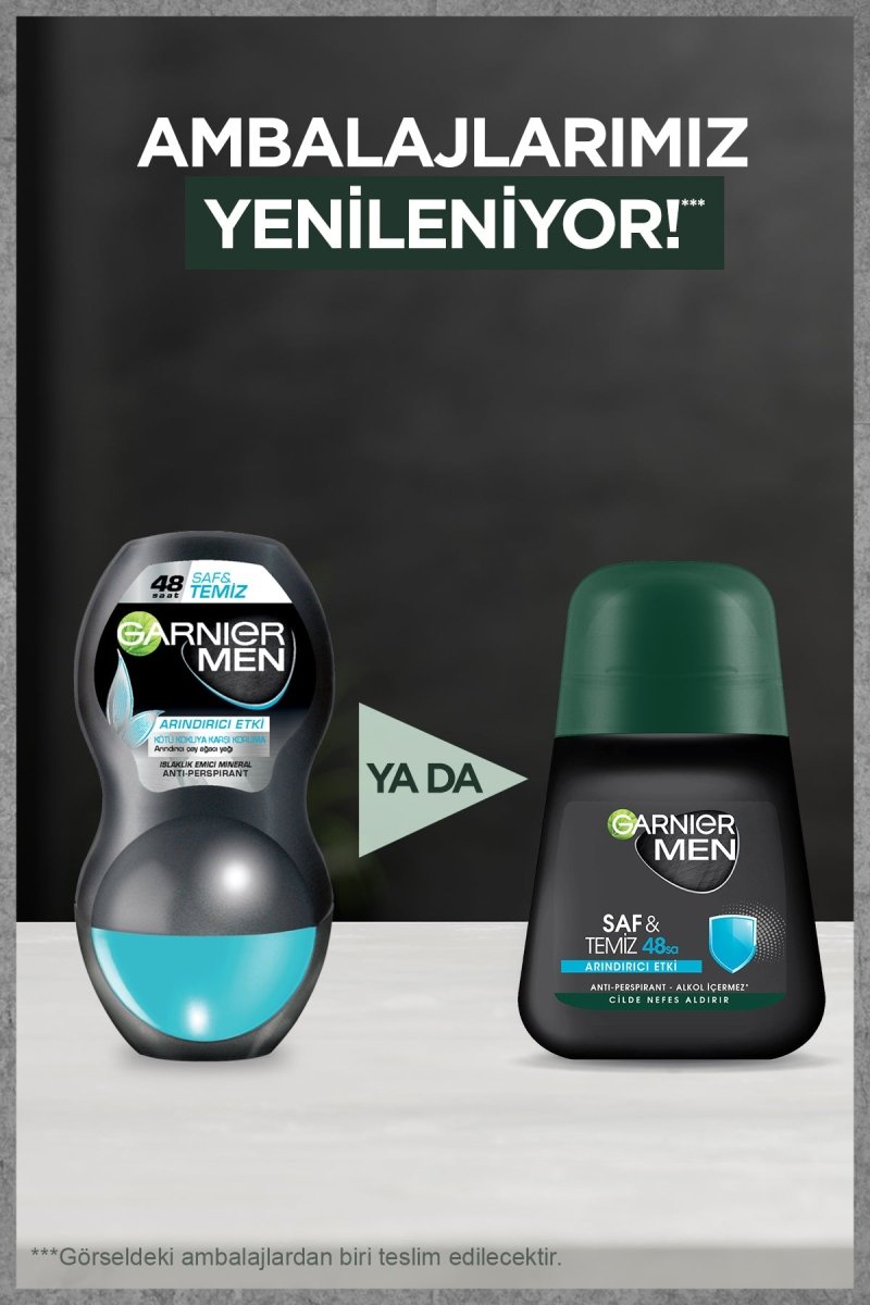 Garnier Men Saf ve Temiz Roll - on Deodorant - Melori