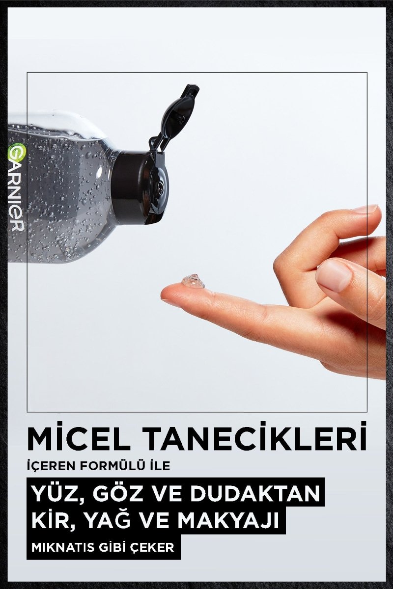 Garnier Micellar Kömür Kusursuz Makyaj Temizleyici Jel 400 ml - Melori