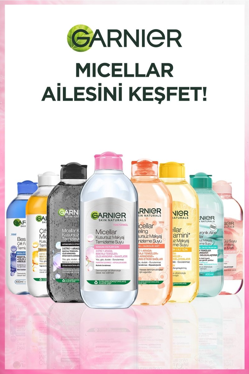 Garnier Micellar Kusursuz Makyaj Temizleme Suyu 400 ML - Melori