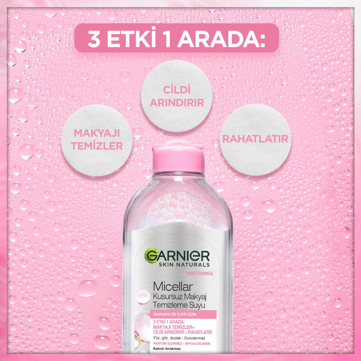 Garnier Micellar Kusursuz Makyaj Temizleme Suyu 400 ML - Melori