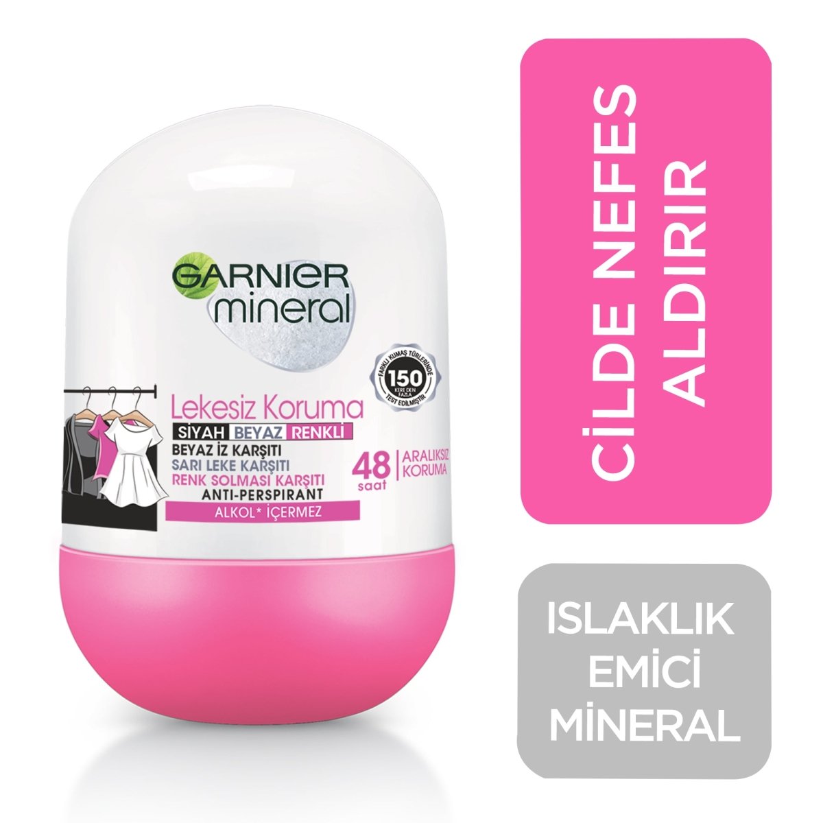 Garnier Mineral Lekesiz Koruma Roll - On Deodorant - Melori