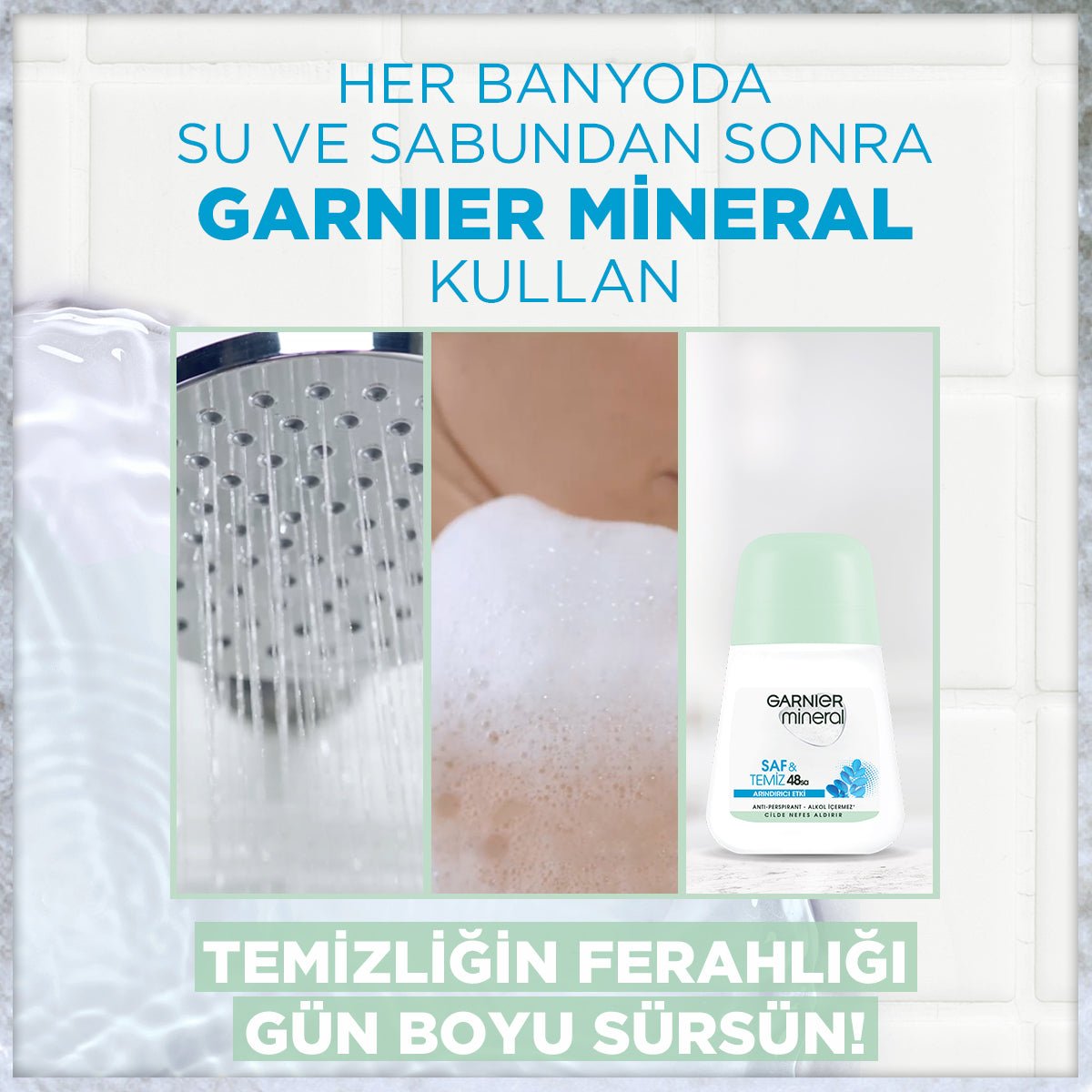 Garnier Mineral Saf ve Temiz Roll - On Deodorant - Melori