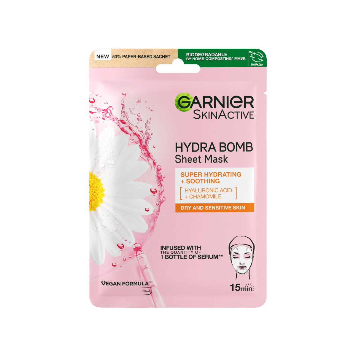 Garnier Nem Bombası Dinlendirici Kağıt Yüz Maskesi - Melori