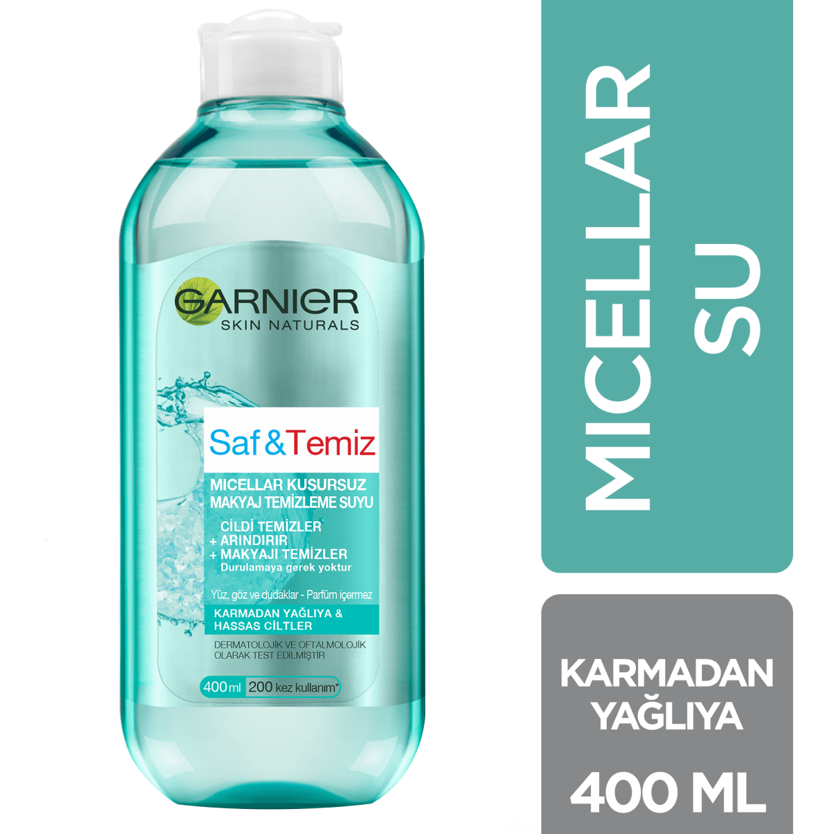 Garnier Saf & Temiz Micellar Kusursuz Makyaj Temizleme Suyu 400ML - Melori