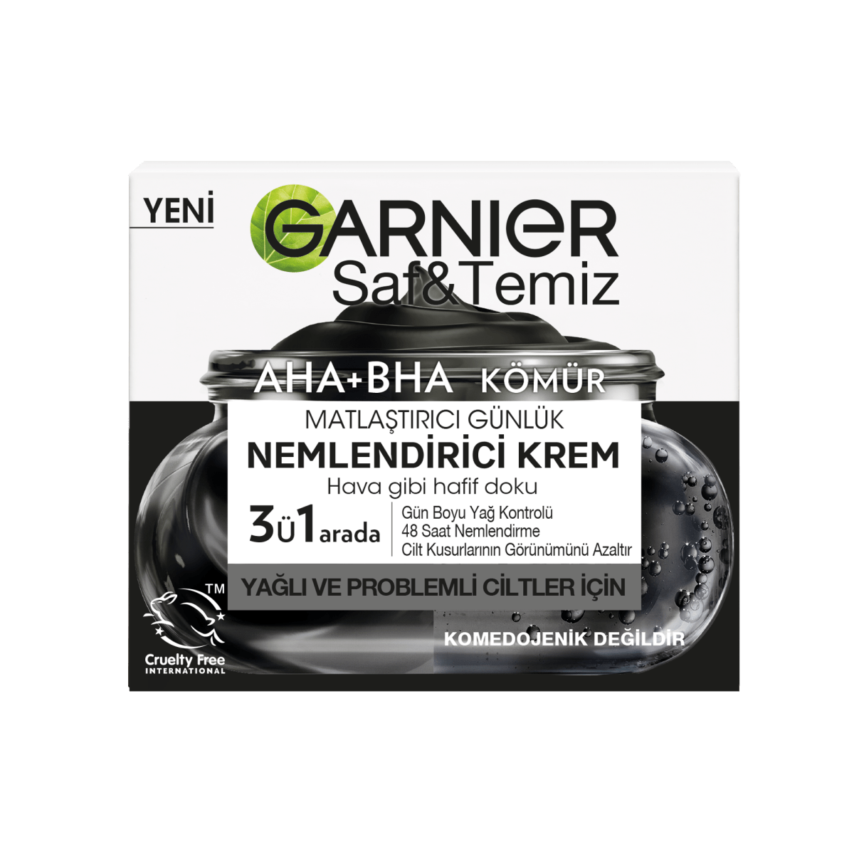Garnier Saf ve Temiz Kömür Matlaştırıcı Günlük Nemlendirici Krem 50 ml - Melori