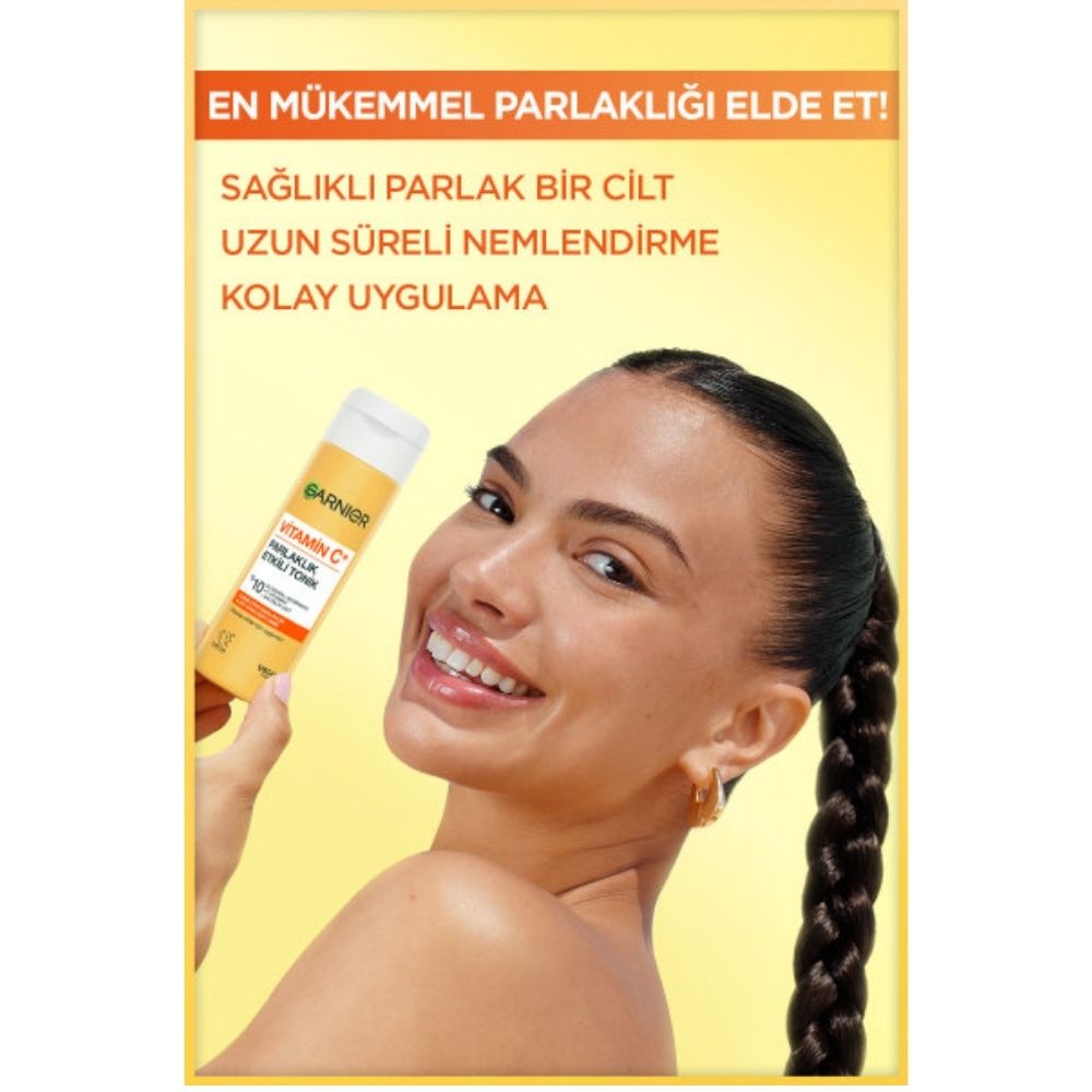 Garnier Vitamin C Parlaklık Etkili Tonik // Gliserin, Niasinamid, Salisilik Asit 120 ml - Melori