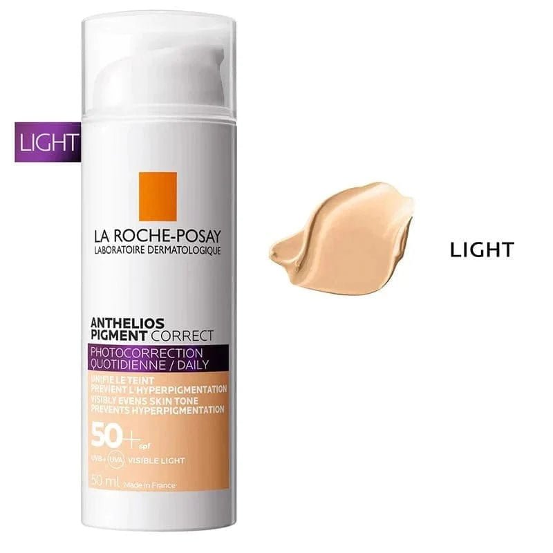 La Roche Posay Anthelios Pigment Correct Light SPF 50 Leke Karşıtı Renkli Güneş Kremi 50 ml - Melori