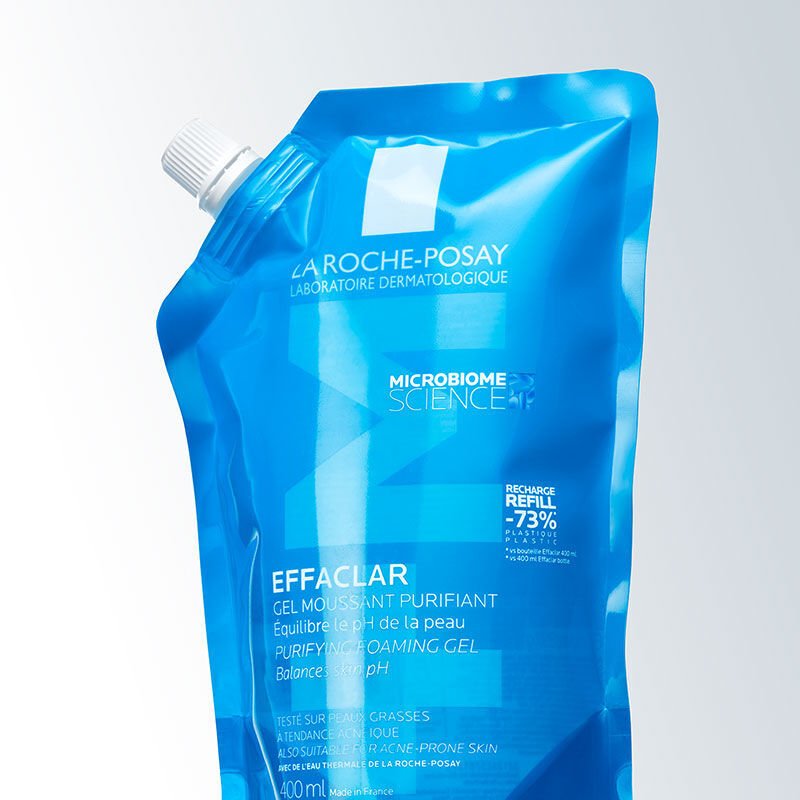 La Roche Posay Effaclar Yağlı Ciltler için Temizleme Jeli 400 ml - Refill - Melori