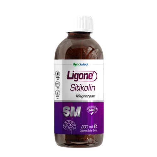 Ligone Sitikolin Magnezyum Sıvı Takviye Edici Gıda 200 ml - Melori