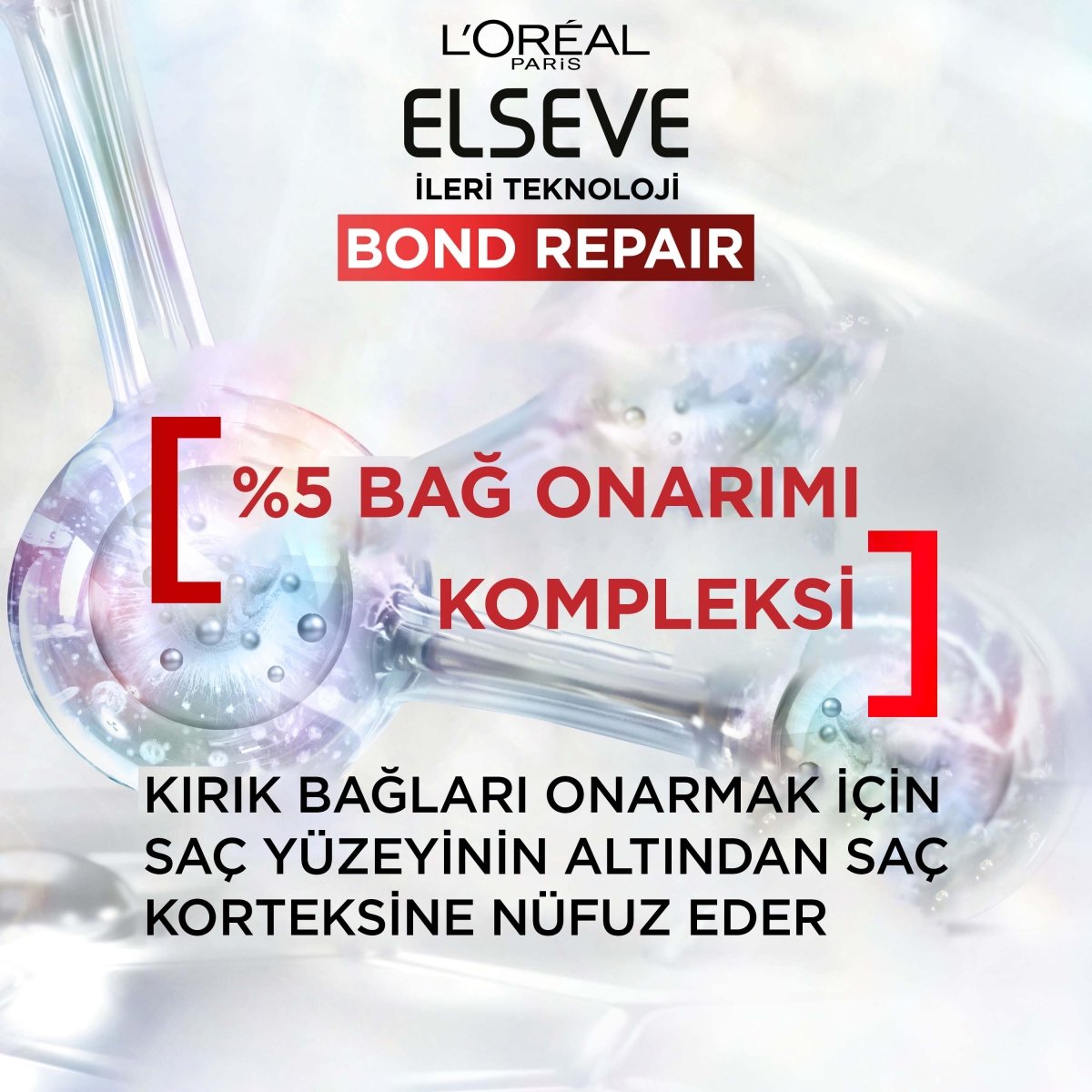 Loreal Paris Bond Repair Tüm Yıpranmalar için Saç Bağlarını Güçlendirici Şampuan 200 ml - Melori