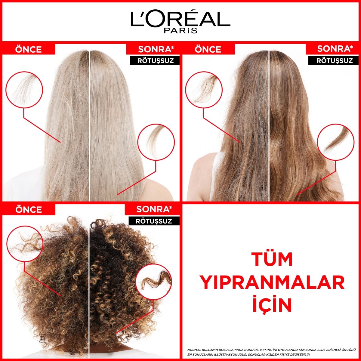 Loreal Paris Bond Repair Tüm Yıpranmalar için Saç Bağlarını Güçlendirici Şampuan 200 ml - Melori