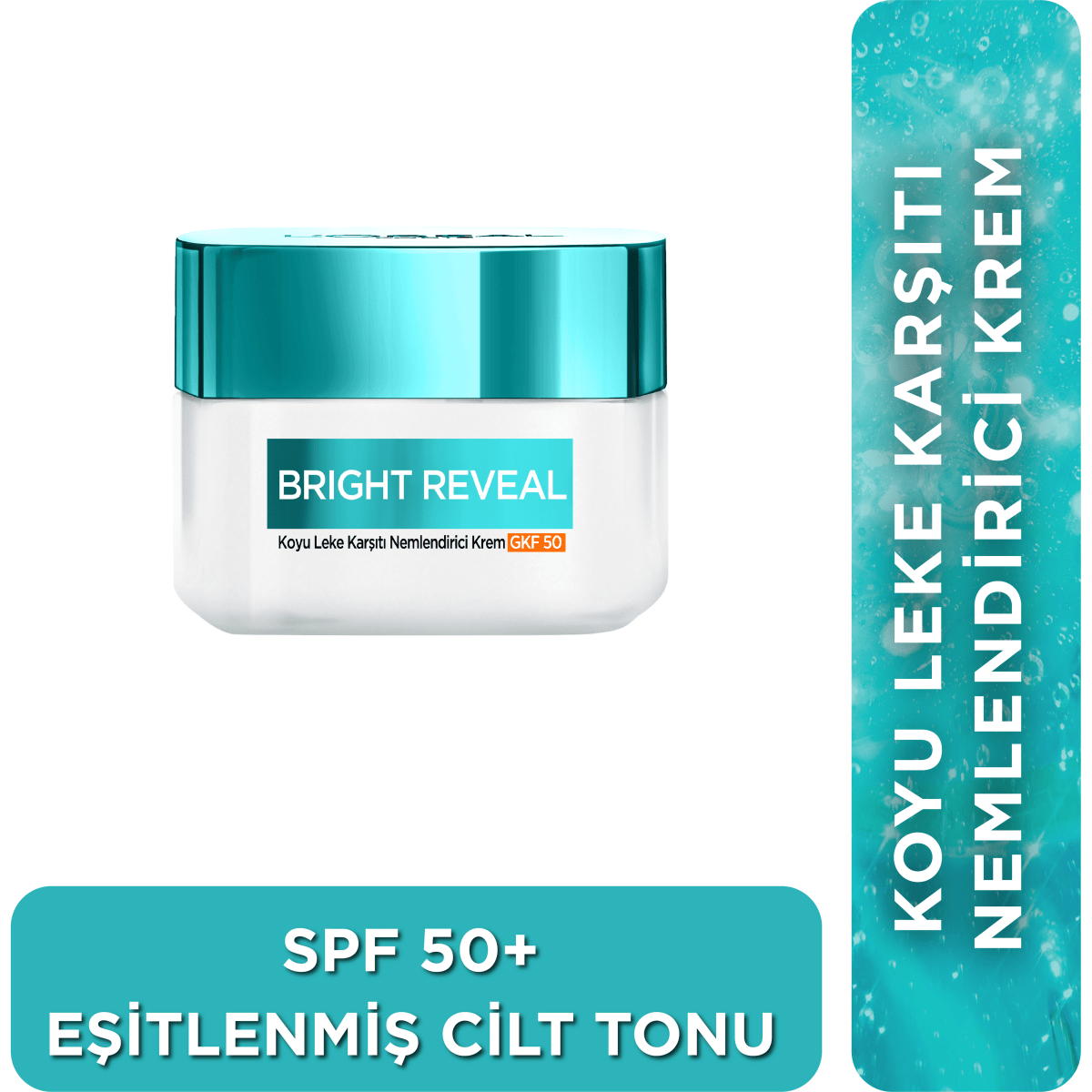 Loreal Paris Bright Reveal Koyu Leke Karşıtı, Cilt Tonu Eşitleyici Spf50 Nemlendirici Krem Niasinamid 50ml - Melori