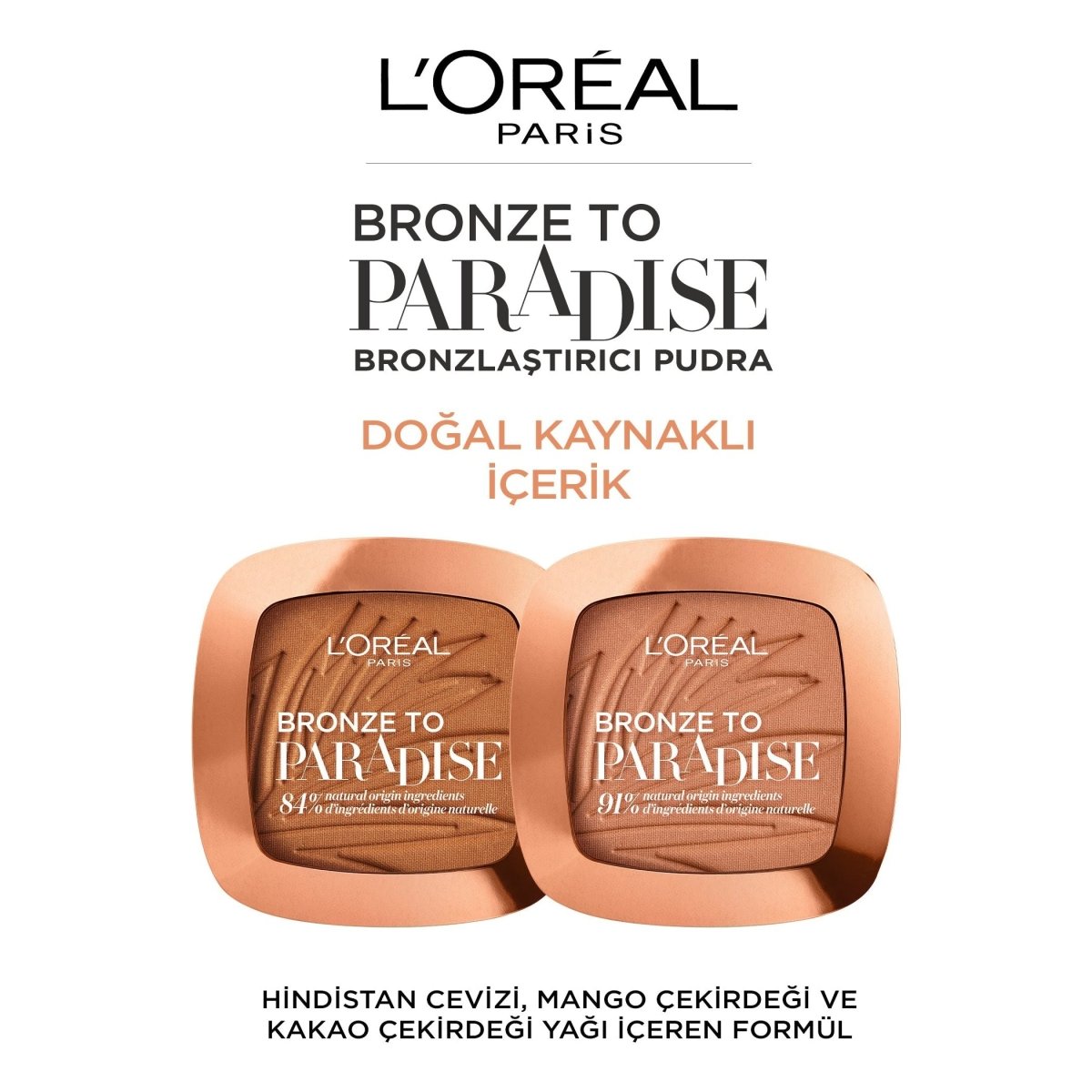 Loreal Paris Bronze to Paradise Mat Bronzlaştırıcı Pudra 03 Back to Bronze - Melori