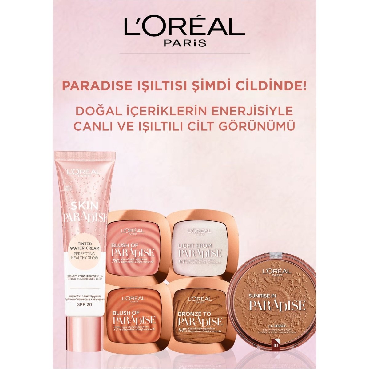 Loreal Paris Bronze to Paradise Mat Bronzlaştırıcı Pudra 03 Back to Bronze - Melori