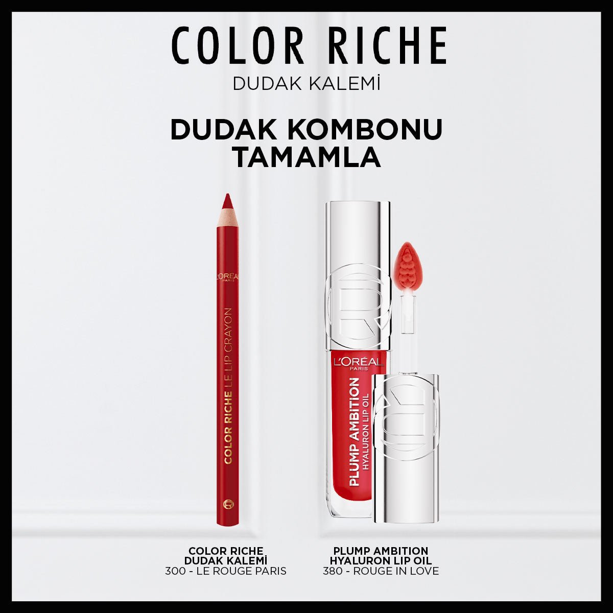 Loreal Paris Color Riche Dudak Kalemi - 300 Le Rouge Paris - Melori