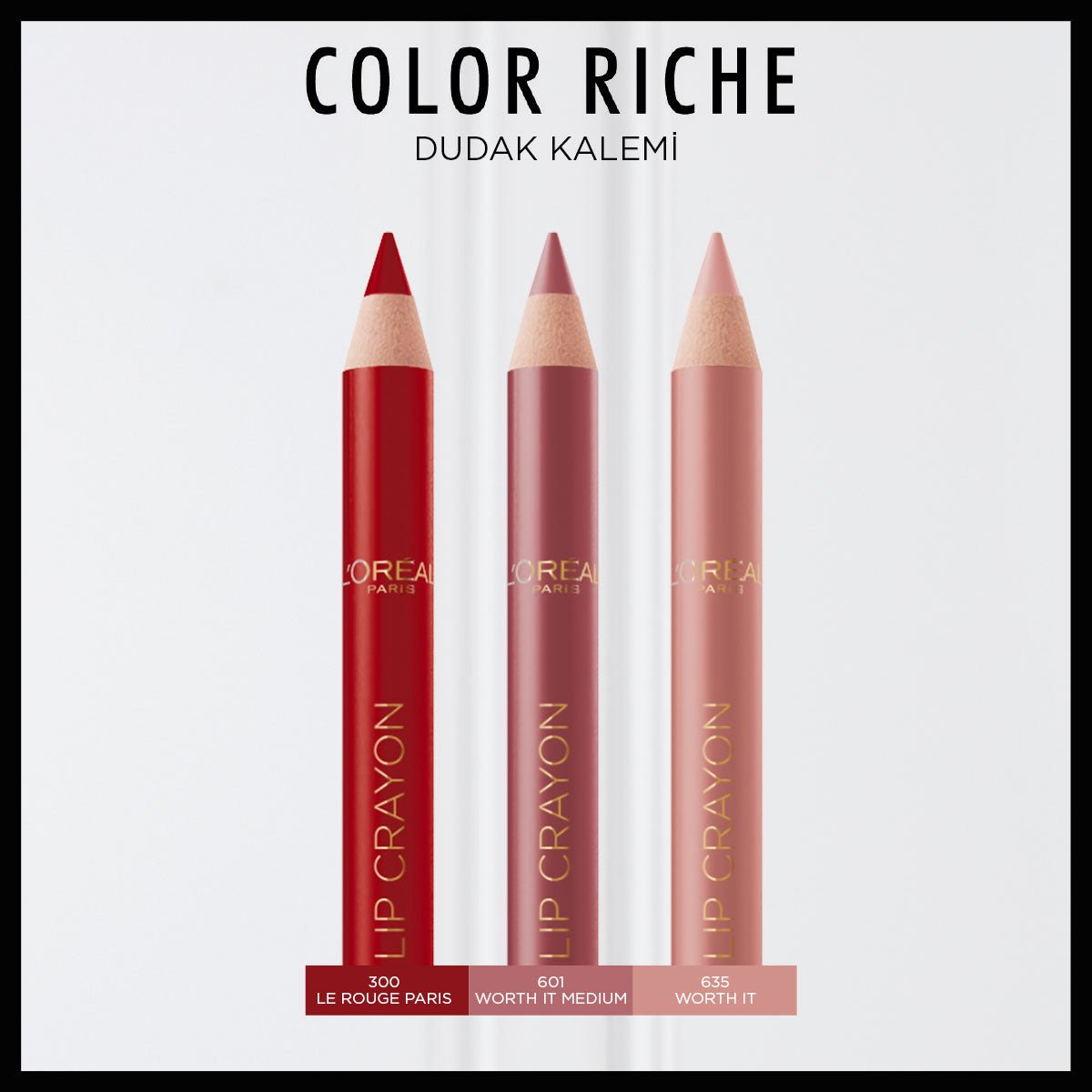 Loreal Paris Color Riche Dudak Kalemi - 300 Le Rouge Paris - Melori