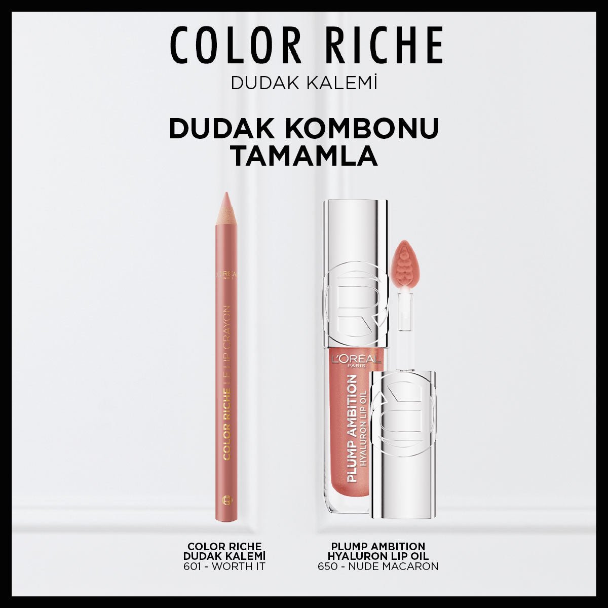 Loreal Paris Color Riche Dudak Kalemi - 601 Worth It - Melori