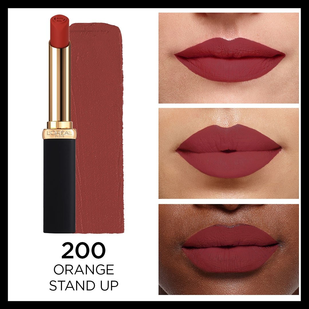 Loreal Paris Color Riche Intense Volume Matte Ruj - 200 Orange Stand Up - Melori