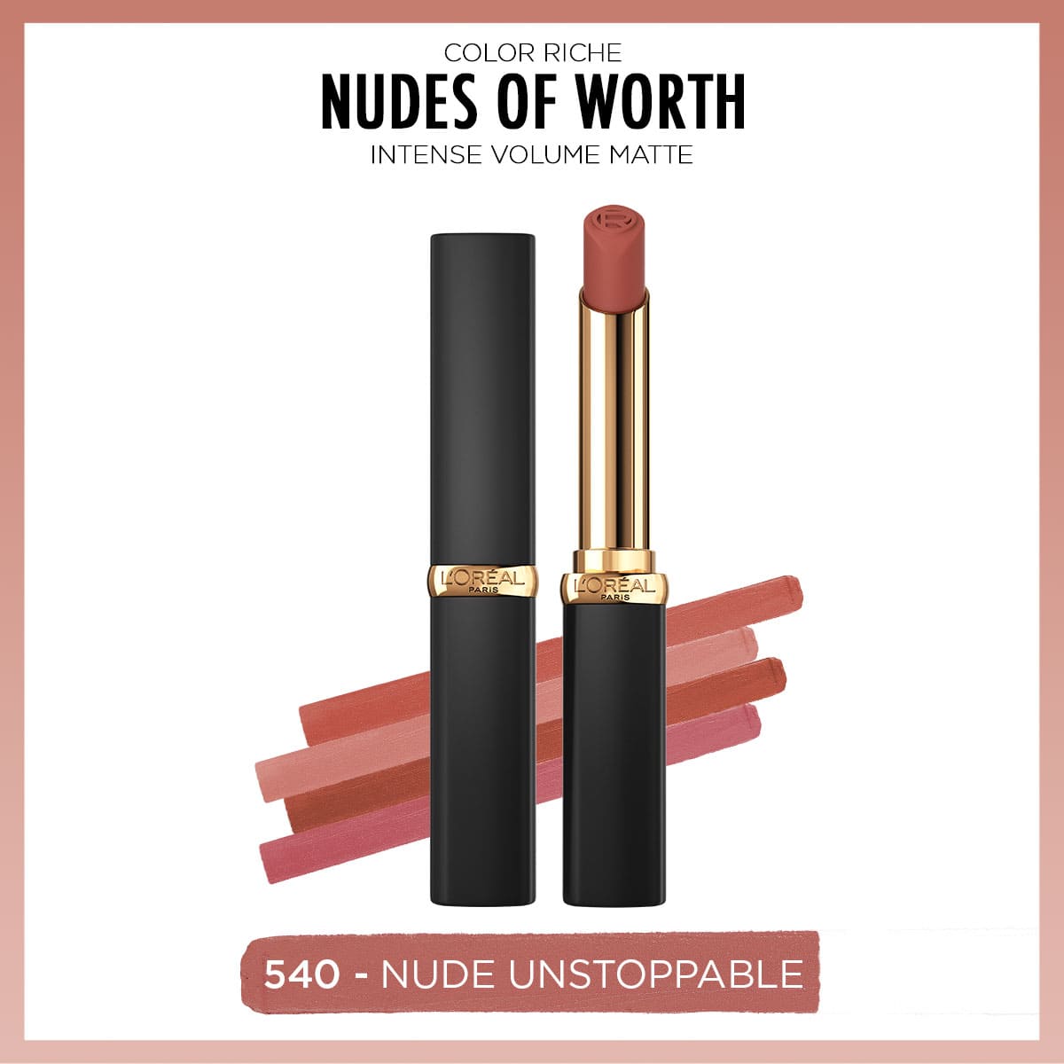 Loreal Paris Color Riche Intense Volume Matte Ruj - 540 Nude Unstoppable - Melori