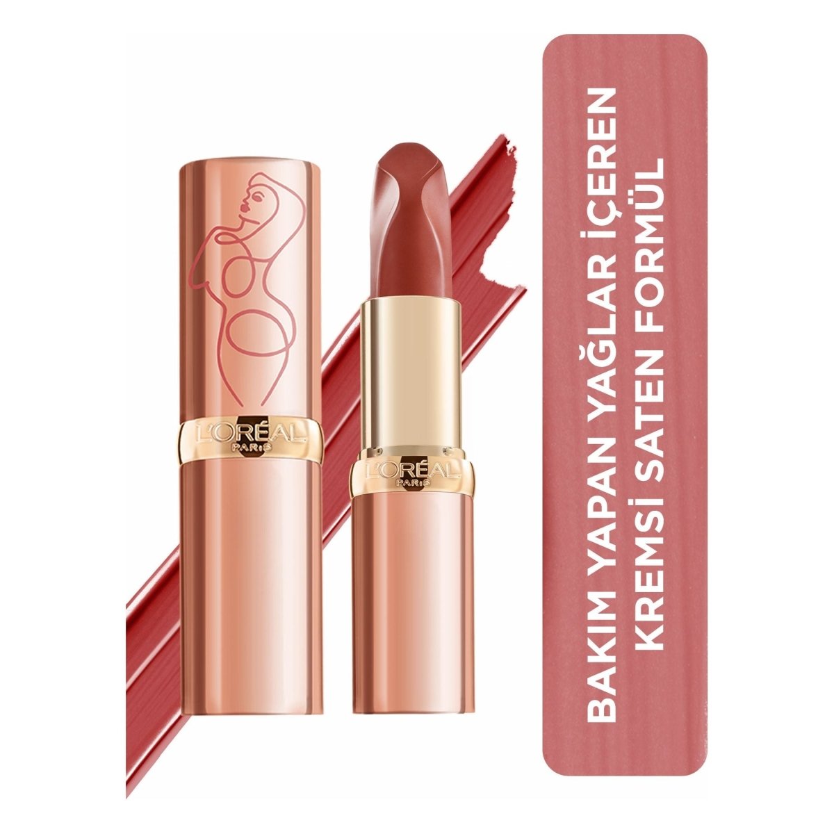 Loreal Paris Color Riche Les Nus Ruj 179 Nu Decadent - Melori