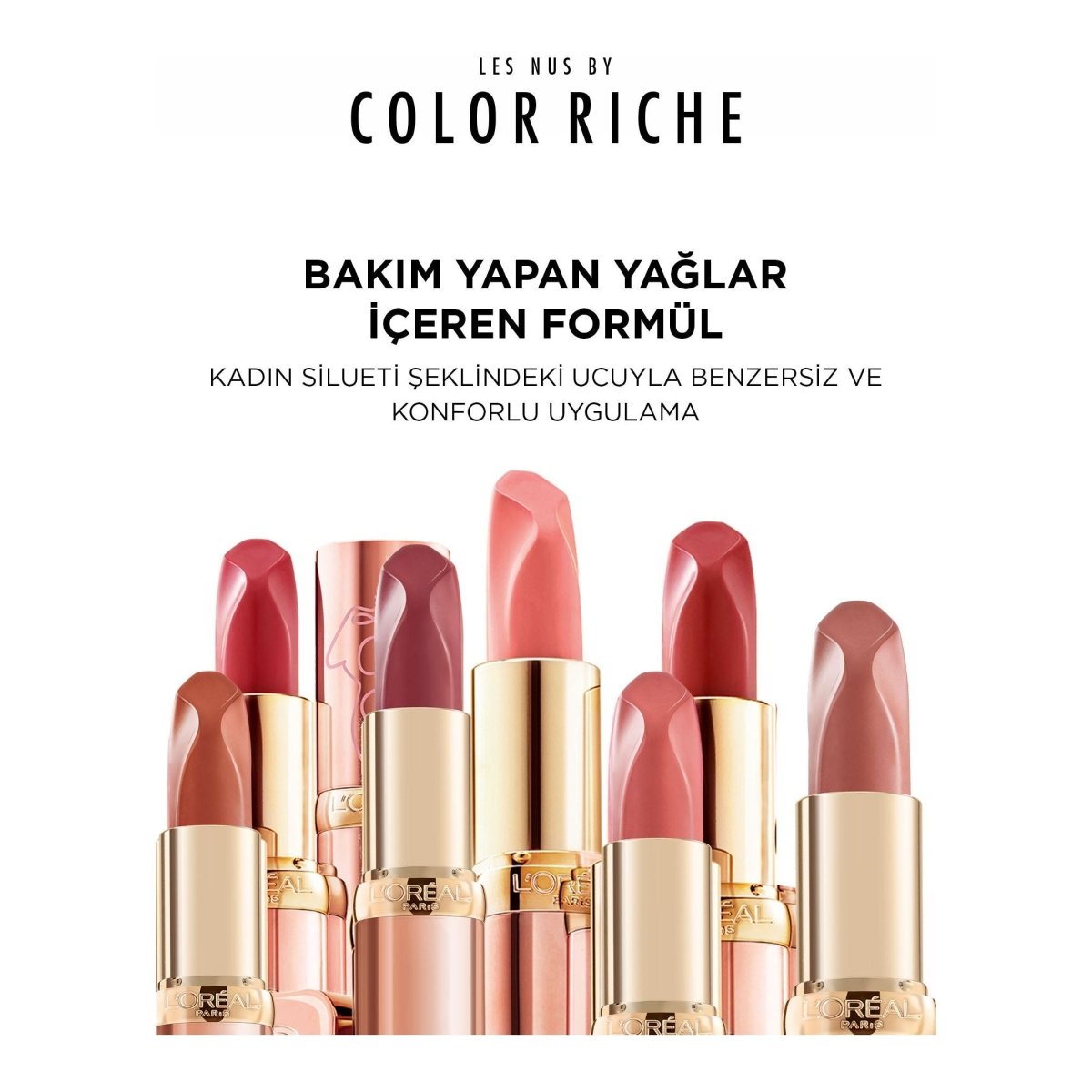 Loreal Paris Color Riche Les Nus Ruj 179 Nu Decadent - Melori