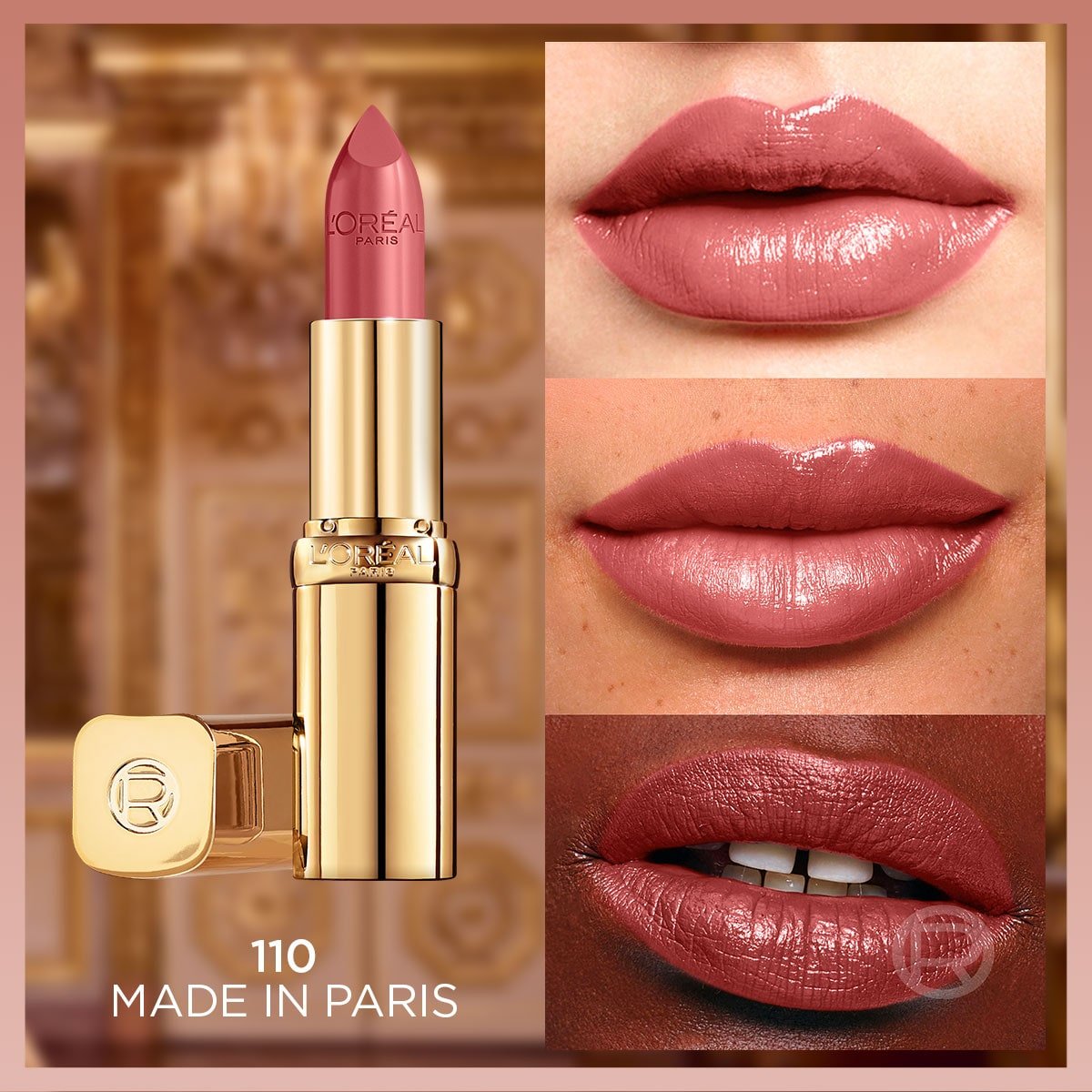 Loreal Paris Color Riche Saten Bitişli Ruj - 110 Made in Paris - Melori