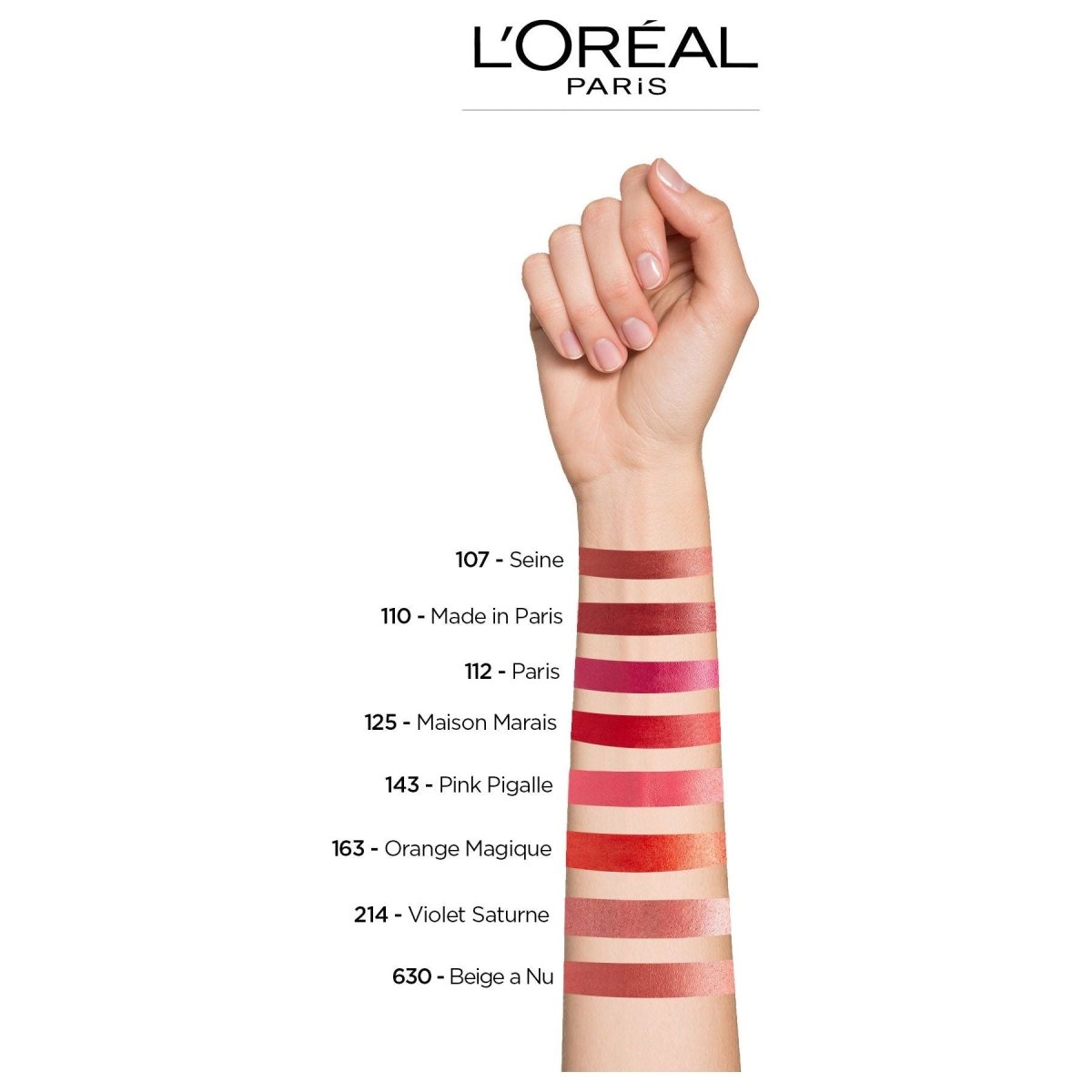 Loreal Paris Color Riche Saten Bitişli Ruj 125 Maison Marais - Kırmızı - Melori