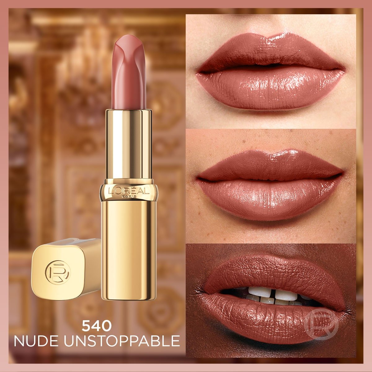 Loreal Paris Color Riche Saten Bitişli Ruj - 540 Nude Unstoppable - Melori