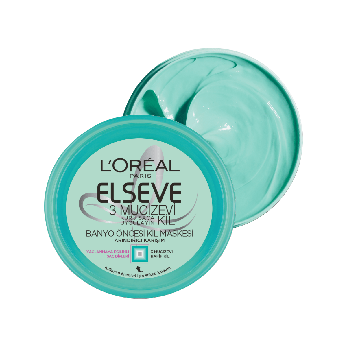 Loreal Paris Elseve 3 Mucizevi Kil Banyo Öncesi Kil Maskesi 150 ml - Melori