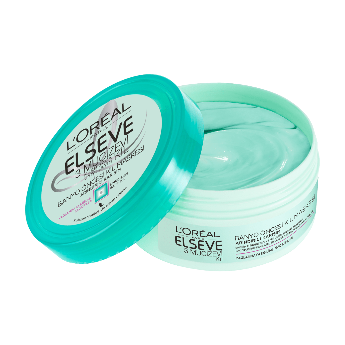 Loreal Paris Elseve 3 Mucizevi Kil Banyo Öncesi Kil Maskesi 150 ml - Melori