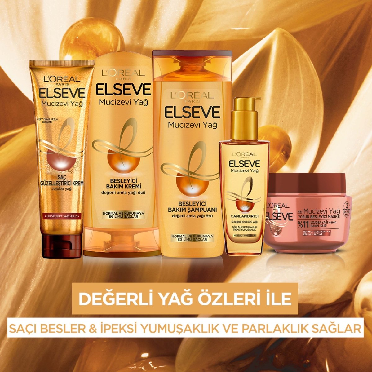 Loreal Paris Elseve 6 Mucizevi Yağ Besleyici Maske 300 ml - Melori