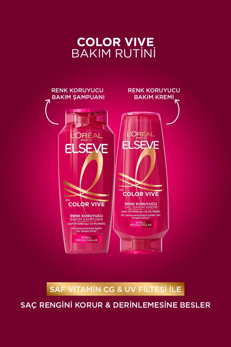 Loreal Paris Elseve Colorvive Renk Koruyucu Bakım Şampuanı 300 ml - Melori