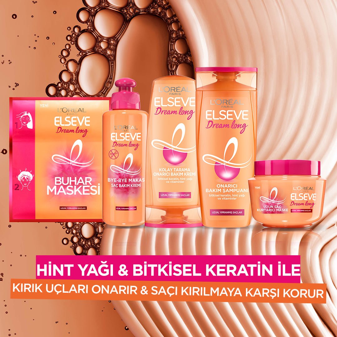 Loreal Paris Elseve Dream Long Kolay Tarama Saç Bakım Kremi 360ml - Melori