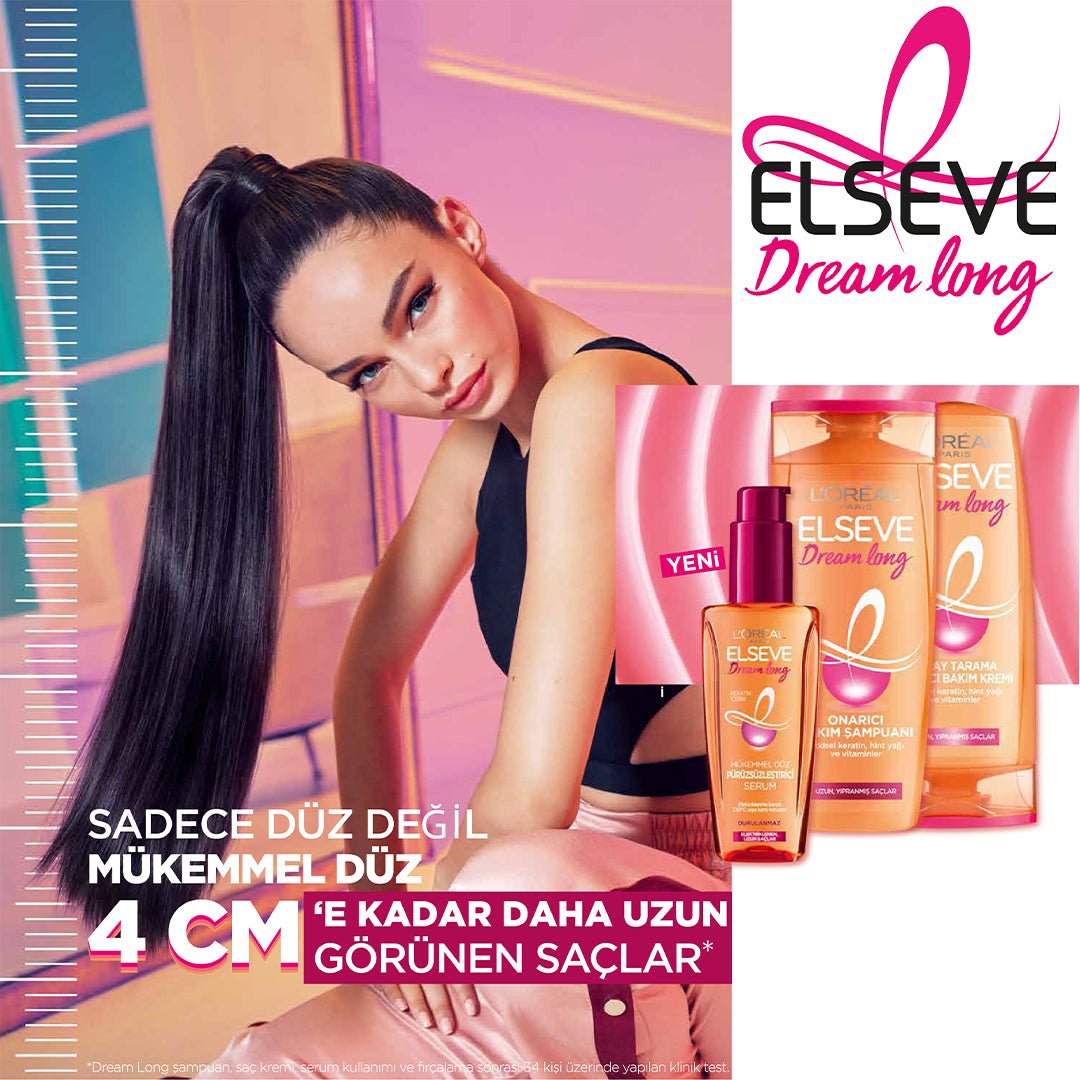 Loreal Paris Elseve Dream Long Mükemmel Düz Pürüzsüzleştirici Serum 100 ml - Melori