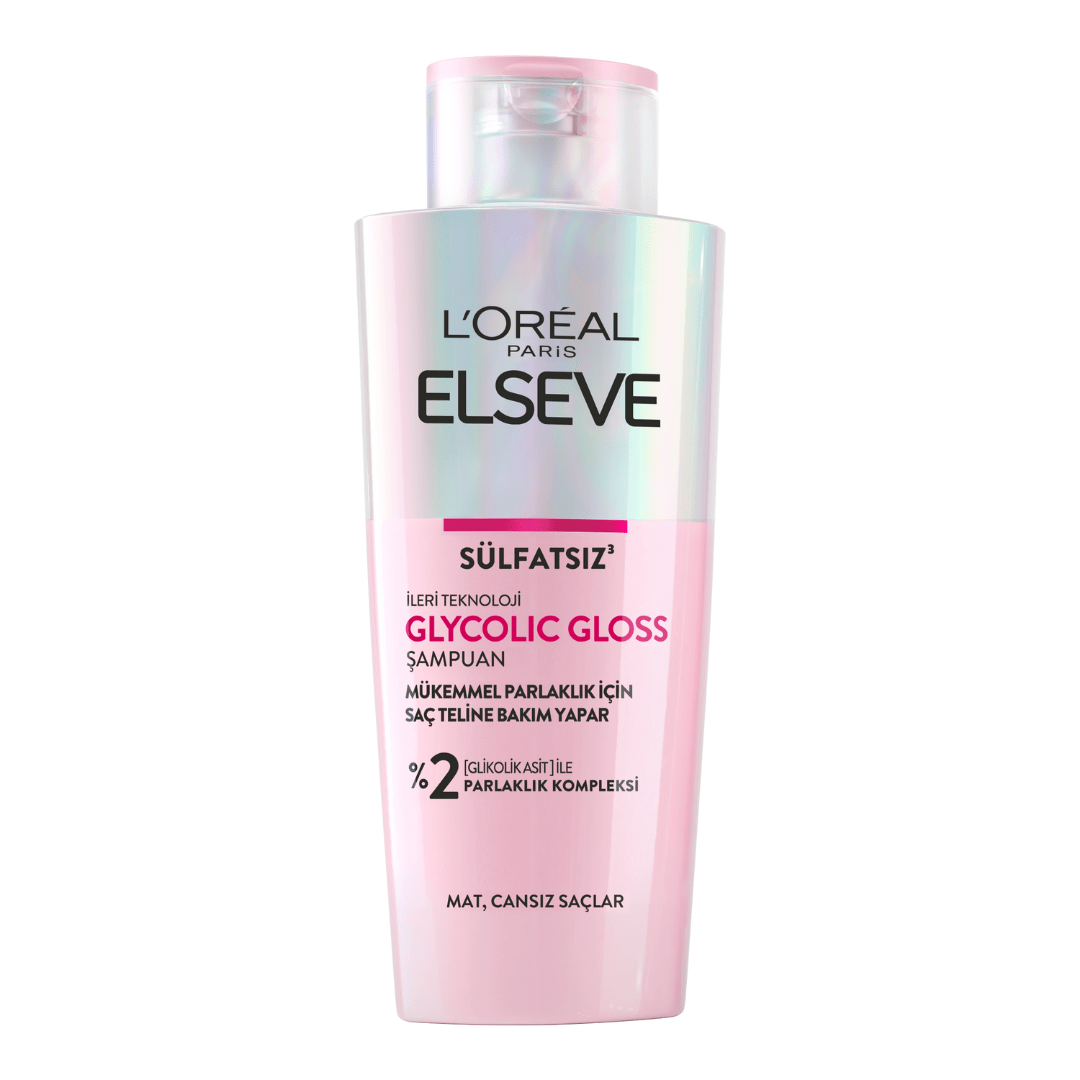 Loreal Paris Elseve Glycolic Gloss Mükemmel Parlaklık için Bakım Yapan Şampuan 200ml - Melori
