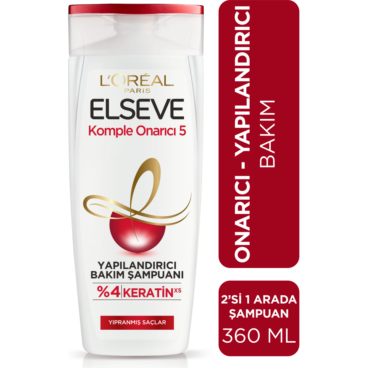 Loreal Paris Elseve Komple Onarıcı 5 Yapılandırıcı Bakım Şampuanı 2&