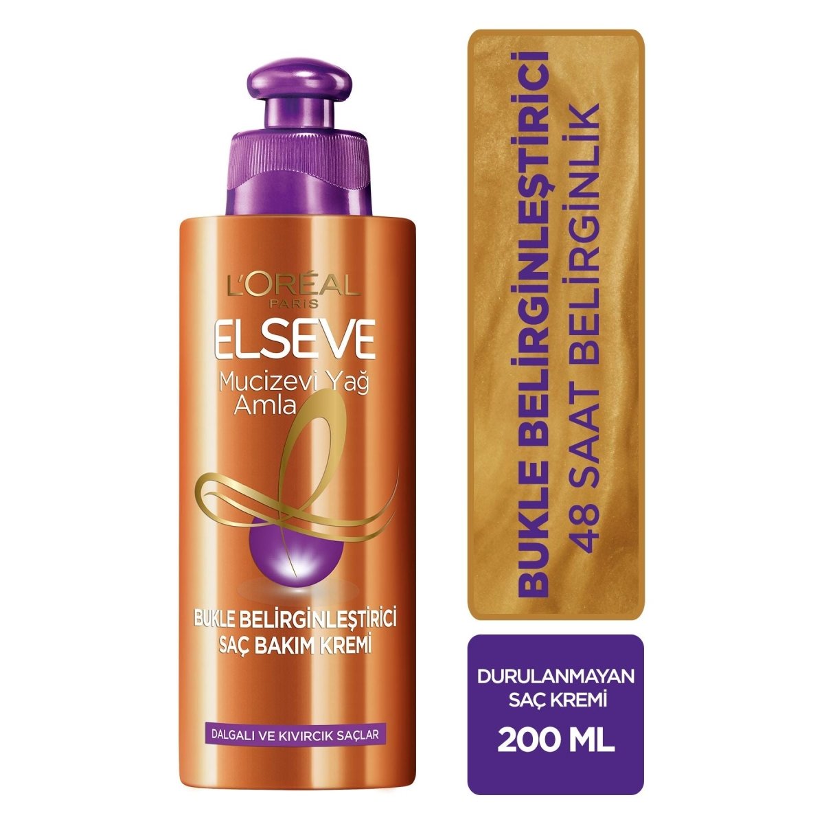 Loreal Paris Elseve Mucizevi Amla Yağı Bukle Belirginleştirici Saç Bakım Kremi - Melori