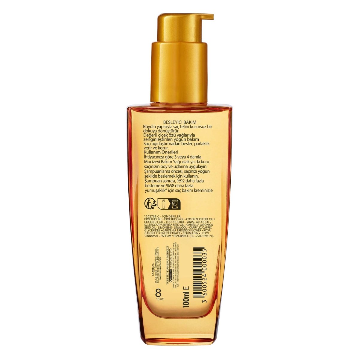 Loreal Paris Elseve Mucizevi Besleyici Bakım Yağı 100 ml - Melori