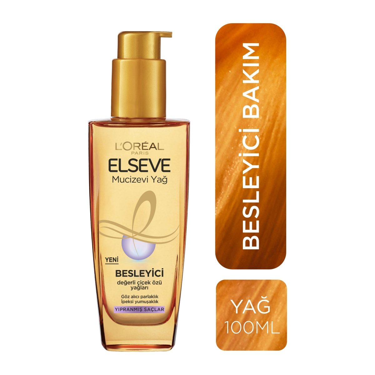 Loreal Paris Elseve Mucizevi Besleyici Bakım Yağı 100 ml - Melori